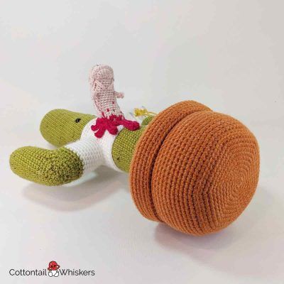 Amigurumi alien chest burster crochet cactus pattern by cottontail and whiskers