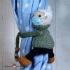 Amigurumi bernie sanders mittens meme crochet pattern by cottontail and whiskers