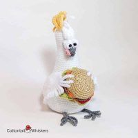 Amigurumi Cockatoo Crochet Pattern Elvis Doll by Cottontail and Whiskers