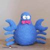 Amigurumi crochet crab doorstop pattern by cottontail and whiskers