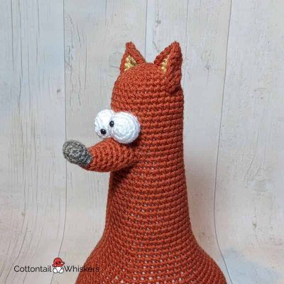 SLY Amigurumi Crochet Fox Doorstop Pattern