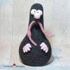 Amigurumi crochet mole doorstop pattern by cottontail and whiskers