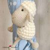 Amigurumi crochet sheep tiebacks pattern by cottontail and whiskers