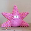 Amigurumi crochet starfish doorstop pattern by cottontail and whiskers