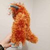 Amigurumi fluffy monster ludo crochet pattern by cottontail and whiskers