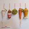 Amigurumi food christmas tree crochet patterns bundle by cottontail and whiskers