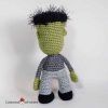 Amigurumi frankenstein crochet doll pattern by cottontail and whiskers