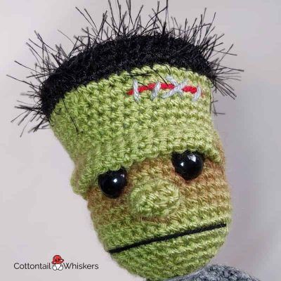 Silly Amigurumi Frankenstein Crochet Doll Pattern