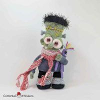 Amigurumi Frankenstein Monster Crochet Pattern by Cottontail and Whiskers