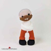Amigurumi Halloween Hannibal Lecter Doll Crochet Pattern by Cottontail and Whiskers