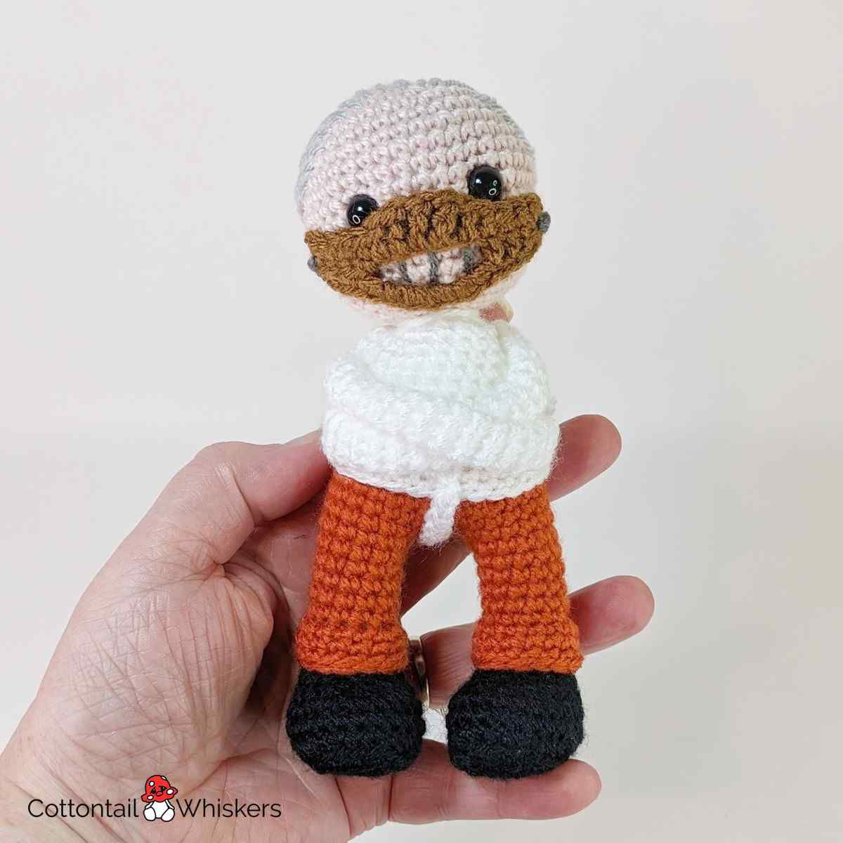 Bloody Amigurumi Halloween Hannibal Lecter Doll Crochet Pattern