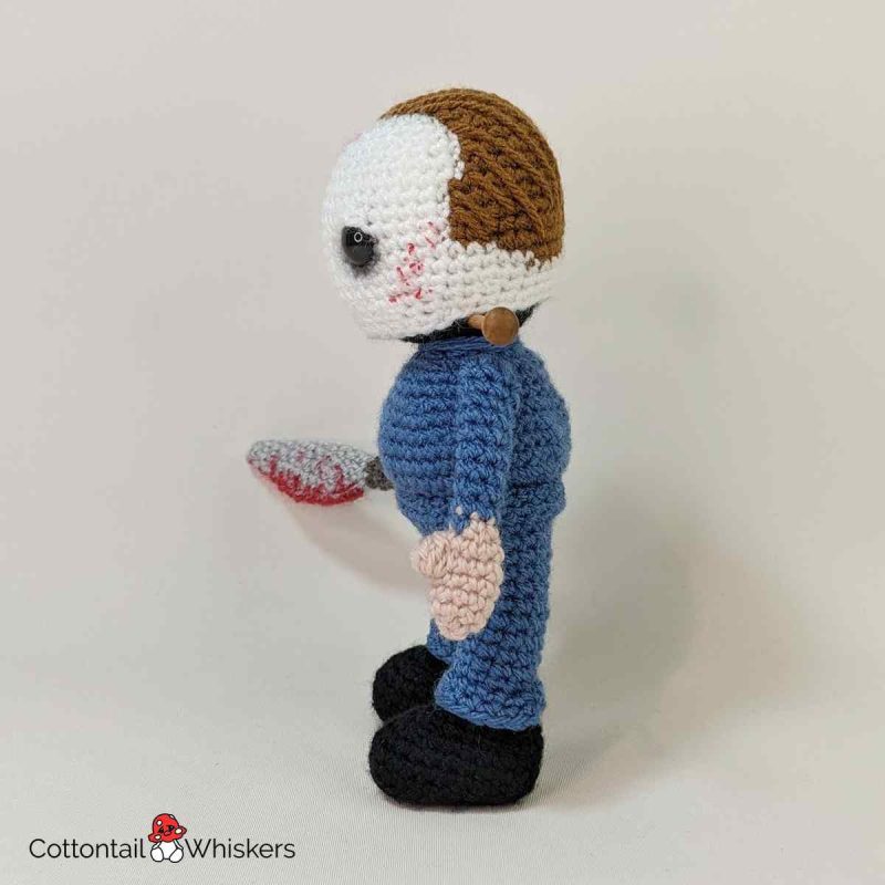 Bloody Amigurumi Halloween Michael Myers Doll Crochet Pattern