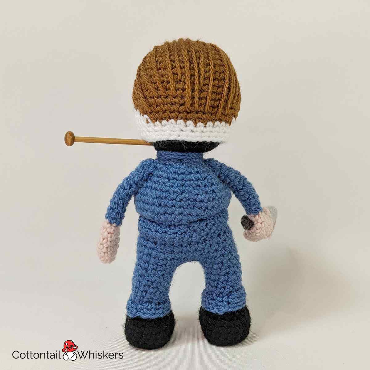 Bloody Amigurumi Halloween Michael Myers Doll Crochet Pattern
