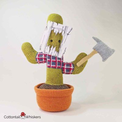 Amigurumi heres johnny crochet shining cactus pattern