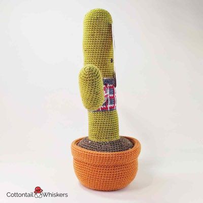 Amigurumi heres johnny crochet shining cactus pattern by cottontail and whiskers