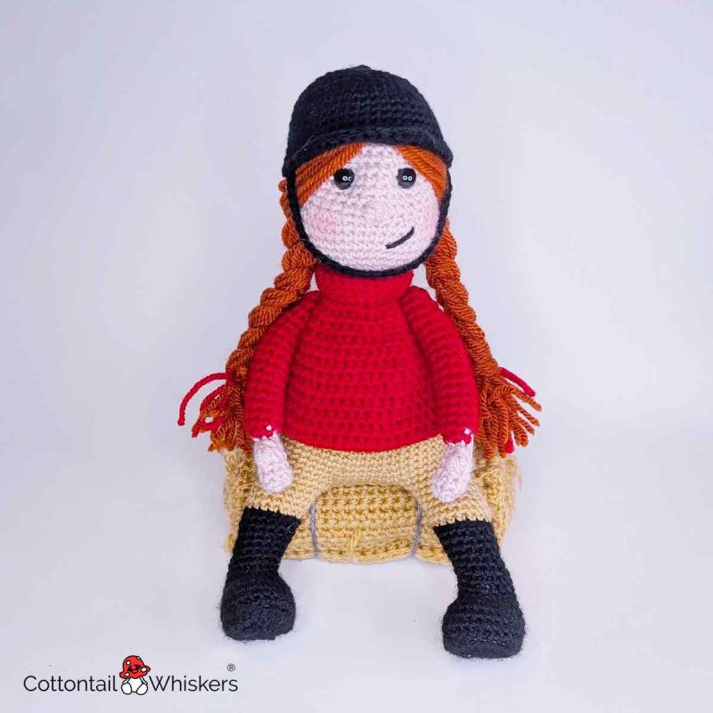 Amigurumi Horse Rider Crochet Patterns Set by Cottontail and Whiskers