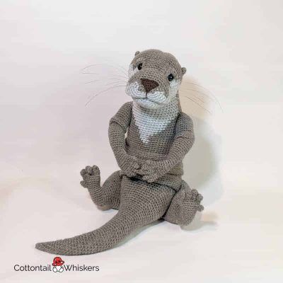 Amigurumi mum otter crochet pattern by cottontail and whiskers