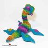 Amigurumi nessie loch ness monster crochet pattern by cottontail and whiskers