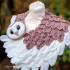 Amigurumi owl shawl crochet pattern by cottontail and whiskers