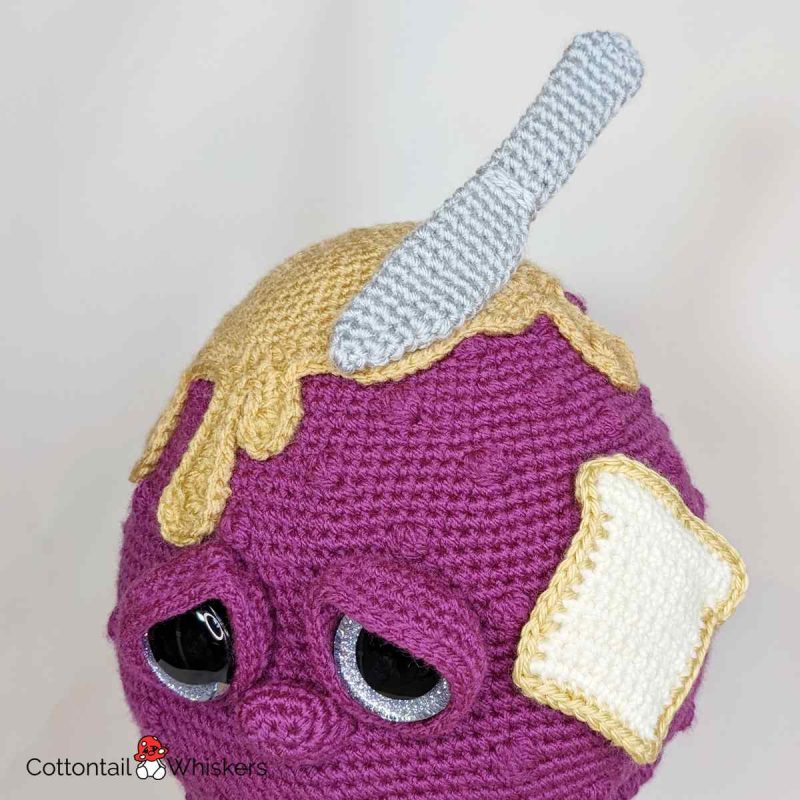Fun Peanut Butter Jellyfish Crochet Pattern Cottontail & Whiskers