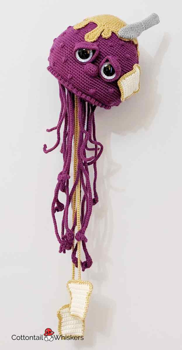 Fun Peanut Butter Jellyfish Crochet Pattern Cottontail & Whiskers