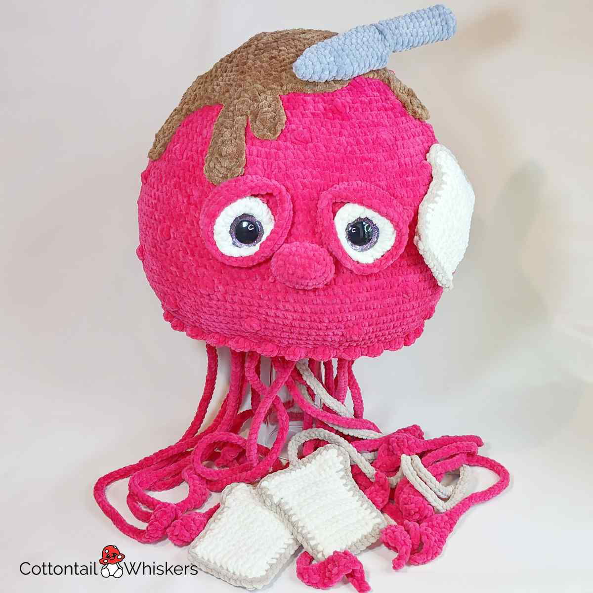 Fun Peanut Butter Jellyfish Crochet Pattern Cottontail & Whiskers
