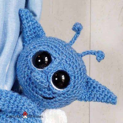Amigurumi pixie tie backs crochet pattern by cottontail and whiskers
