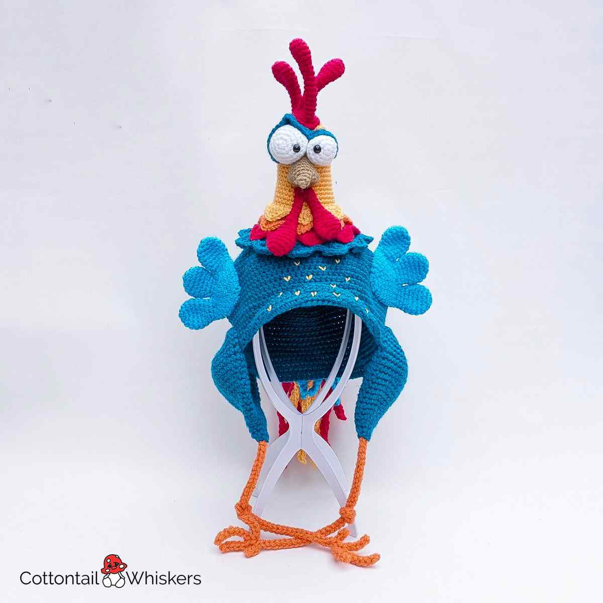 Wonderful Amigurumi Rooster Crochet Chicken Hat Pattern