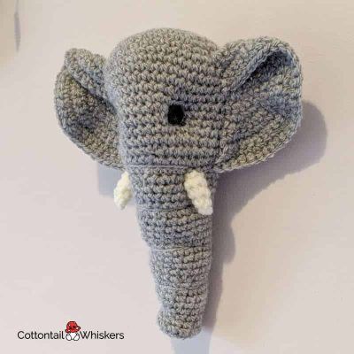 Amigurumi safari animal head crochet patterns bundle by cottontail and whiskers