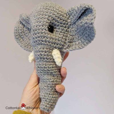 Amigurumi safari animal head crochet patterns bundle by cottontail and whiskers