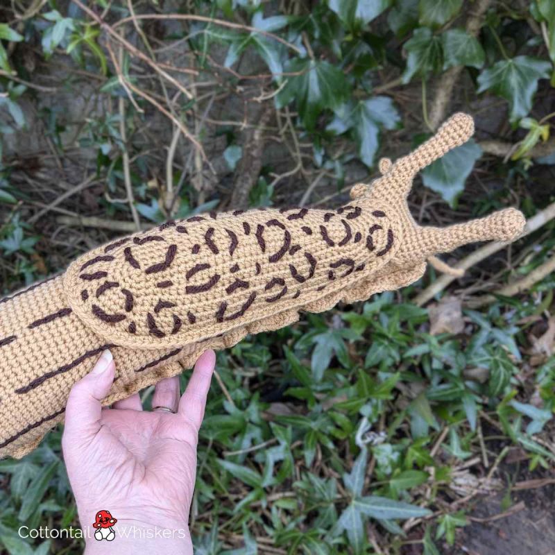 Big Cute Amigurumi Slug Crochet Pattern Download Tutorial