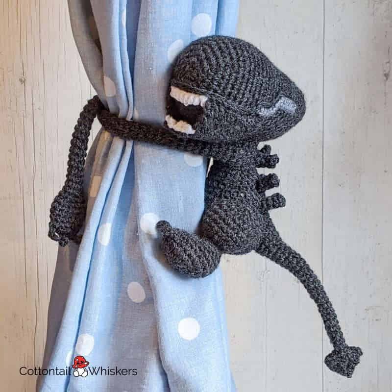 Halloween crochet patterns of garden monsters by cottontail & whiskers