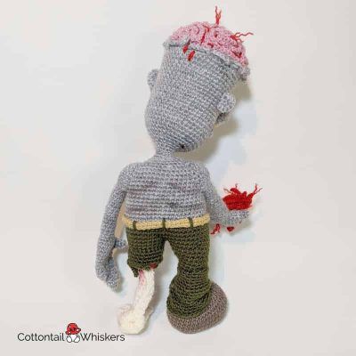 Doll-Valentine-Zombie Cottontail &Amp; Whiskers 4 Amigurumi valentines zombie crochet pattern zed by cottontail and whiskers