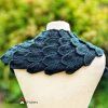 Amigurumi winged raven shawl crochet pattern by cottontail and whiskers