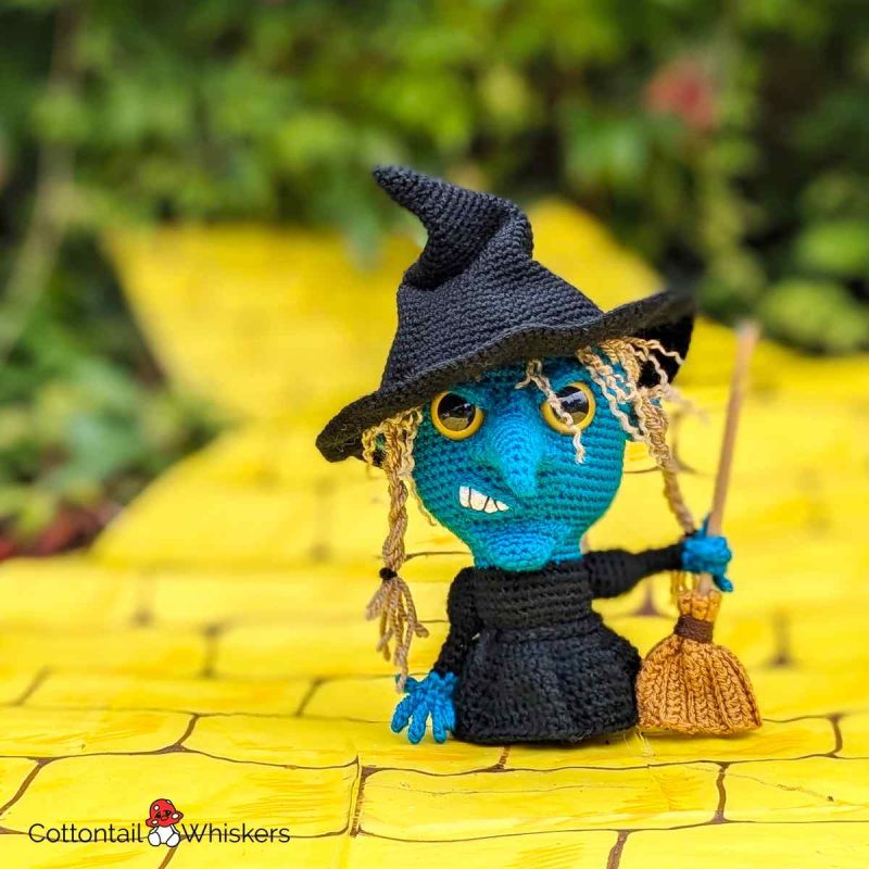 WITCH Crochet Pattern Tag | Cottontail & Whiskers Amigurumi