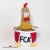 Butt nugget chicken crochet pattern by cottontail and whiskers