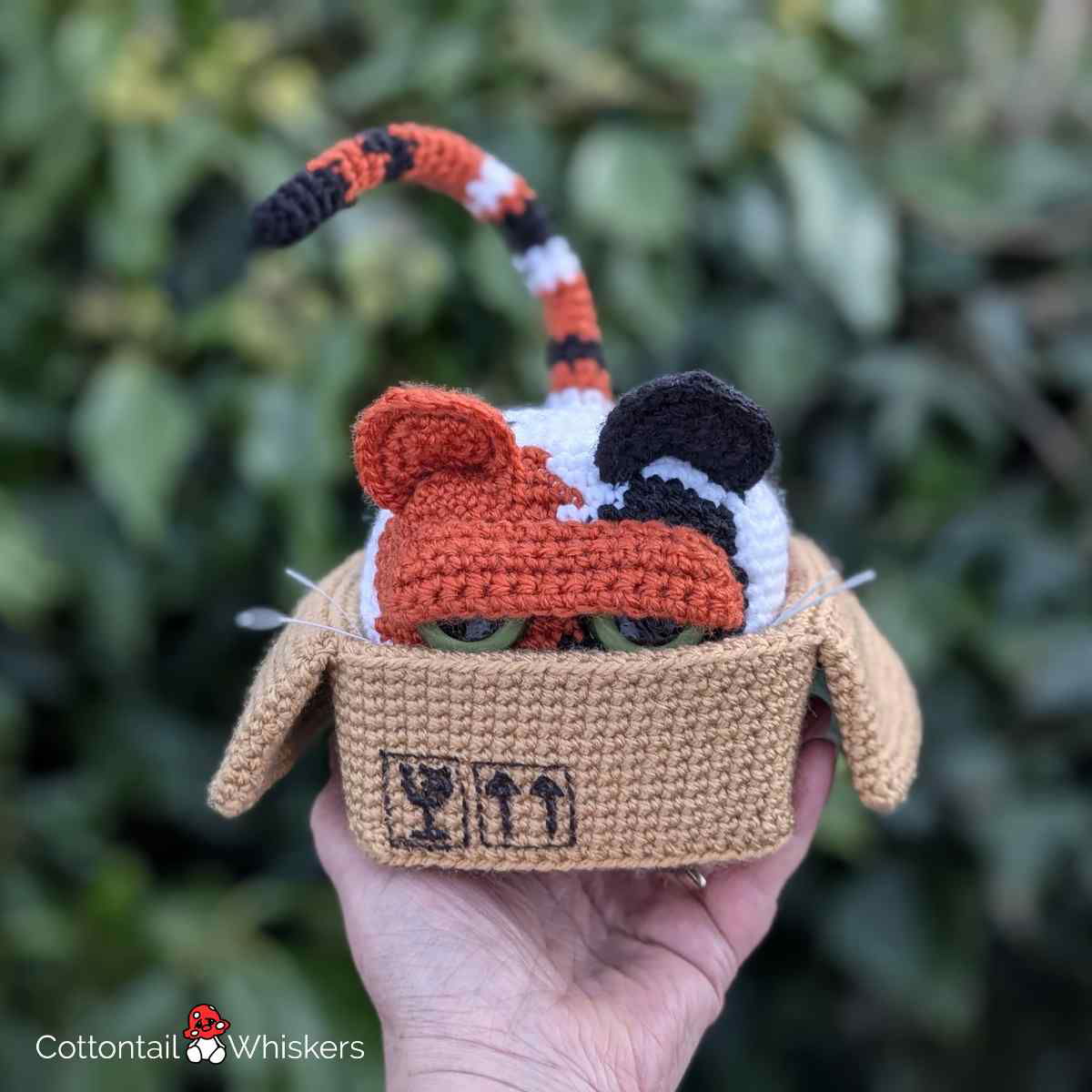 Crafty Box Cat Crochet Pattern Amigurumi Pussycat Project