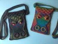 Crochet Dragon Messenger Bag by Cottontail & Whiskers by Eileen Donahue
