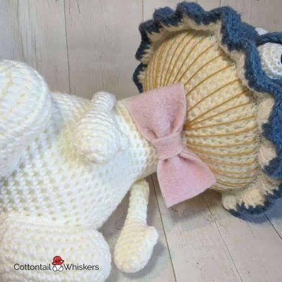 Cuddle shayman big mushroom doll crochet pattern by cottontail and whiskers