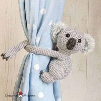 Curtain Ties Amigurumi Crochet Koala Bear Pattern by Cottontail and Whiskers
