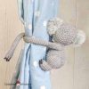 Curtain ties amigurumi crochet koala bear pattern by cottontail and whiskers