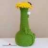 Dandelion doorstop crochet pattern by cottontail and whiskers