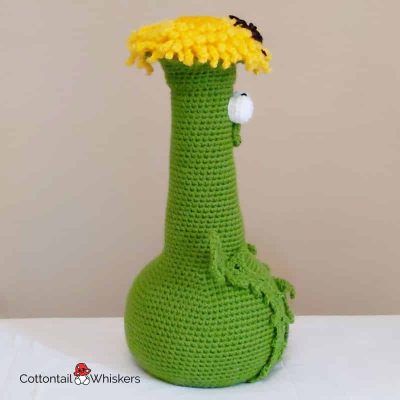 Doorstop-Flower-Dandelion Cottontail &Amp; Whiskers 6 Crochet dandelion doorstop profile at cottontail and whiskers