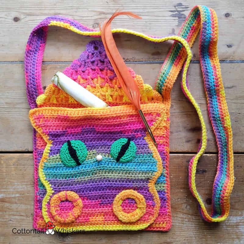 Crochet Rainbow Bags Amigurumi Bags Crochet Bag Crochet 