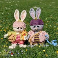Dress Up Doll Rabbit Crochet Pattern Flump by Cottontail and Whiskers
