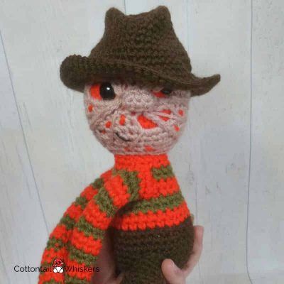 Freddy krueger holdbacks crochet pattern by cottontail and whiskers