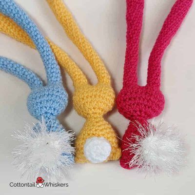 Free amigurumi hare crochet pattern boo by cottontail and whiskers
