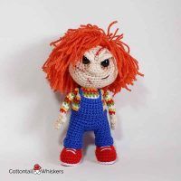 Horror Amigurumi Crochet Chucky Doll Pattern by Cottontail and Whiskers