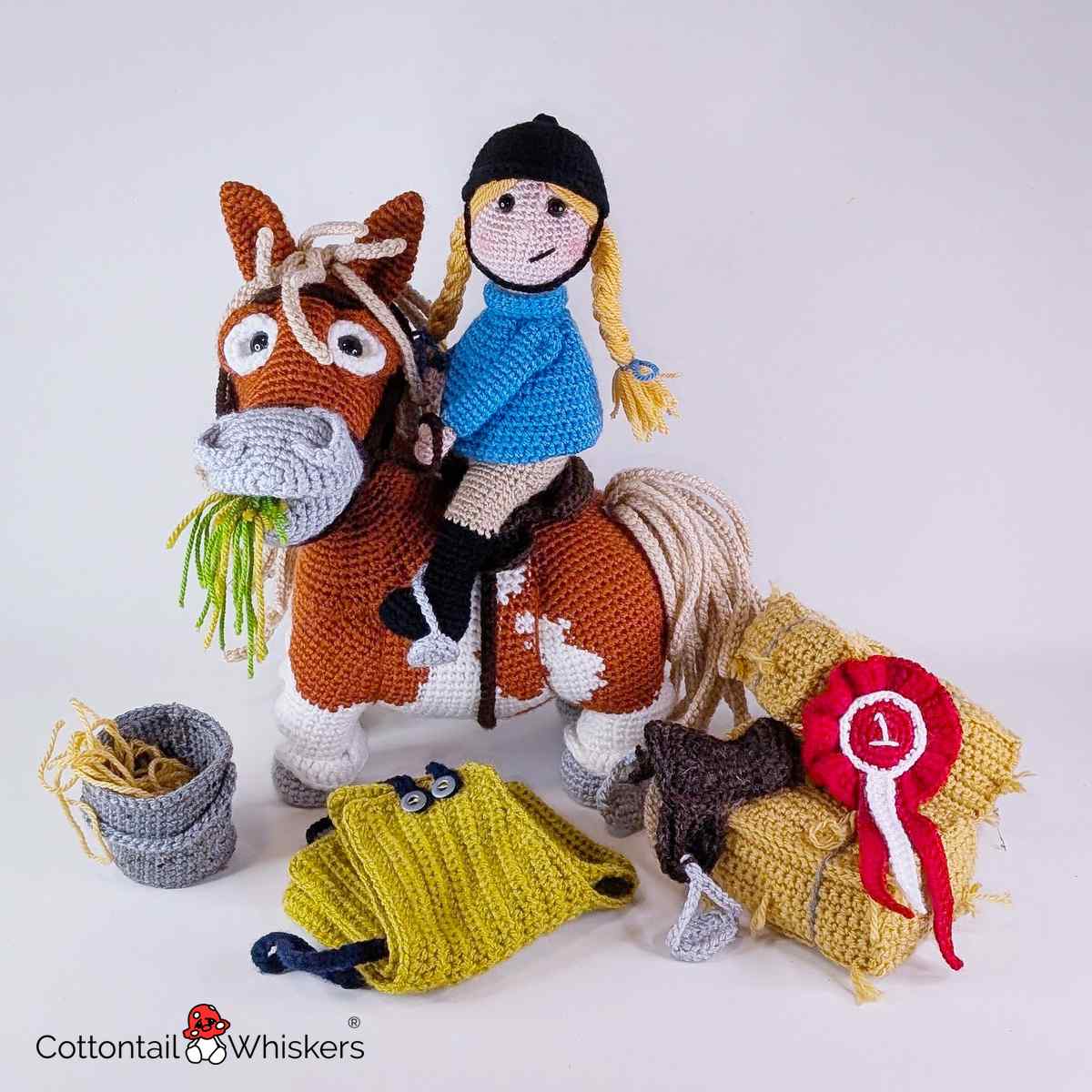 Ponies, Rider Set, Rosette BUNDLE