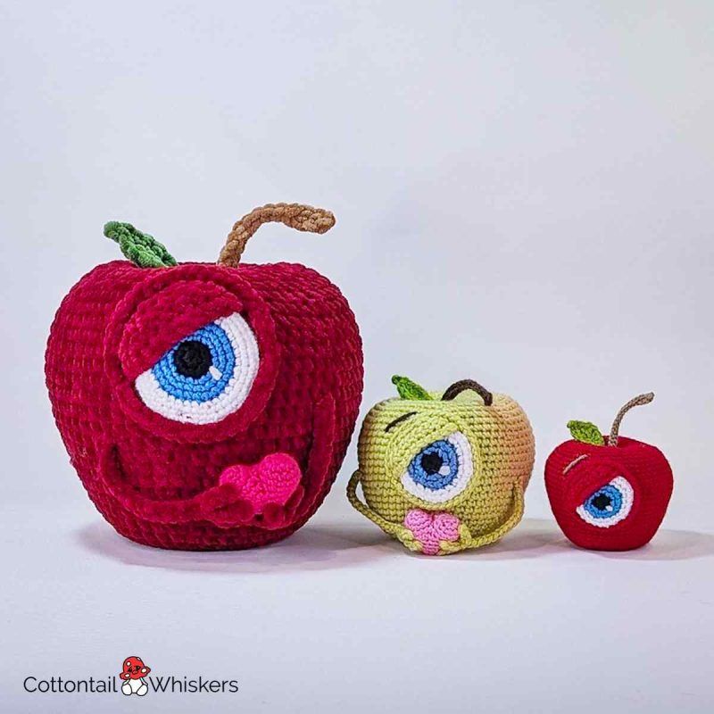 Love apple of my eye crochet pattern by cottontail and whiskers